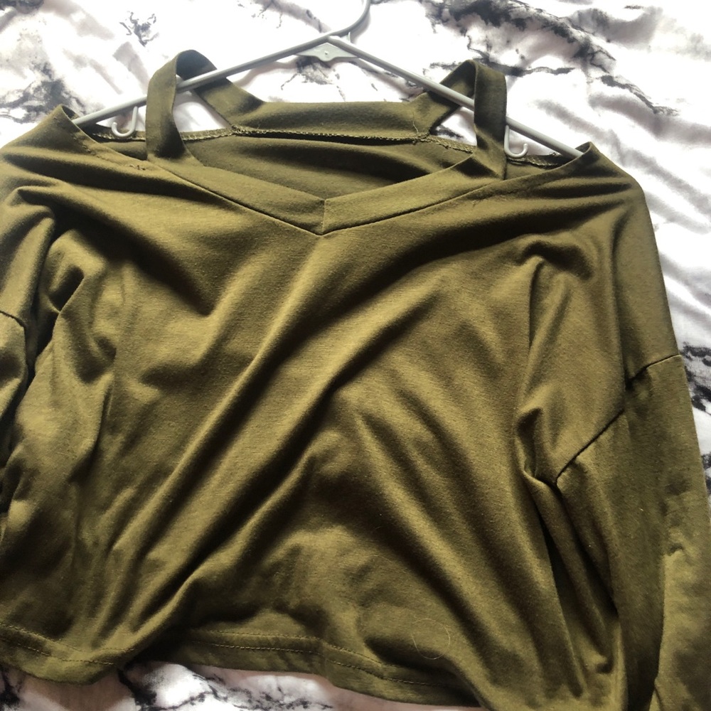cropped long sleeve